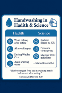 Handwashing in Hadith,
