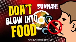 DON'T BLOW INTO FOOD
